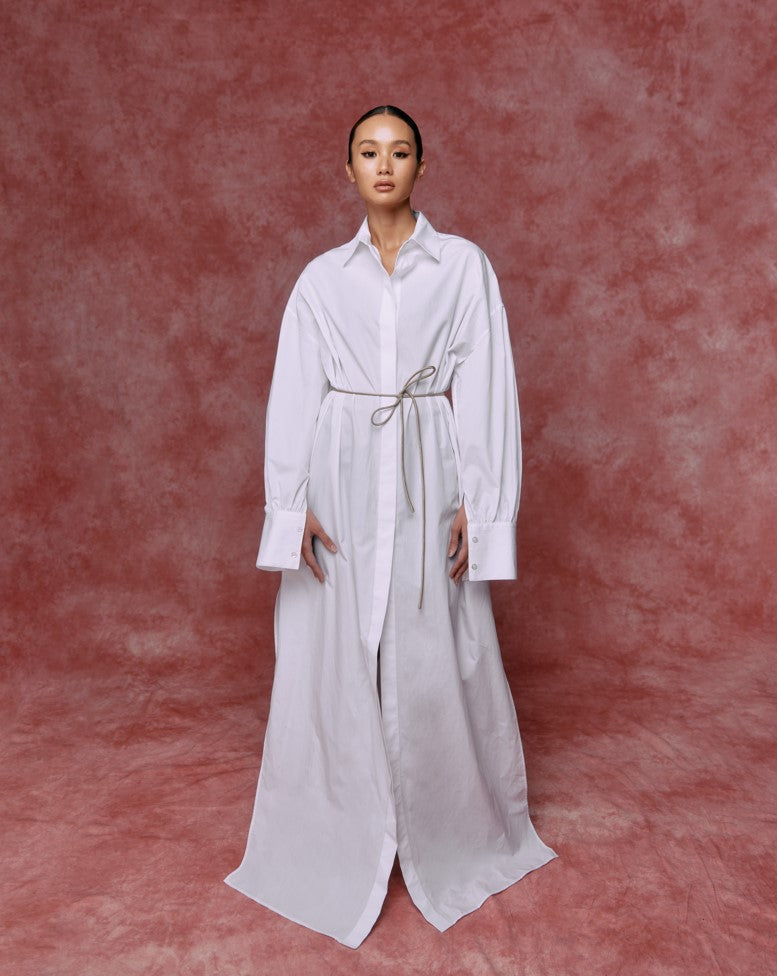 OVERSIZE MAXI SHIRT DRESS
