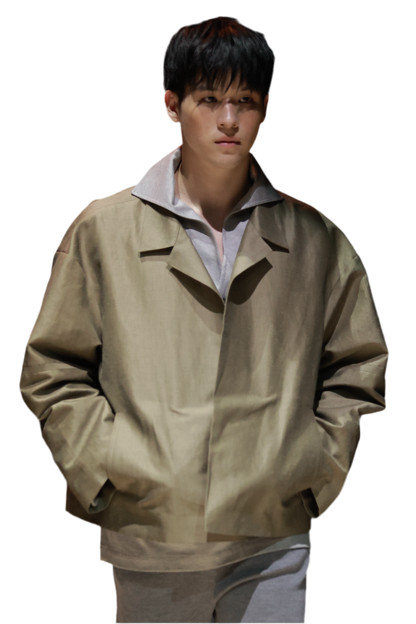 Gattaca Jacket in Cotton and Linen