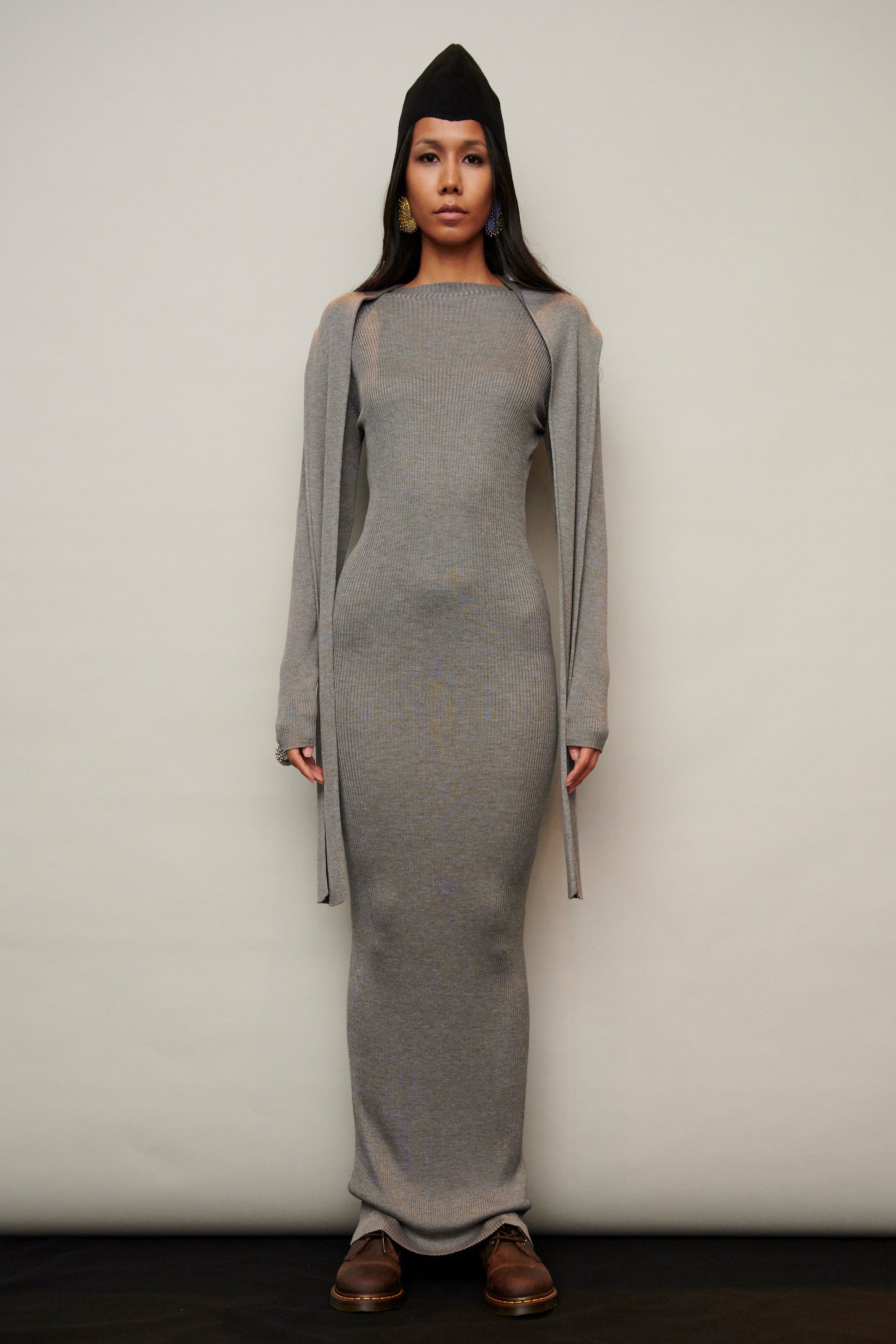 Luna Dress in Draping Knit