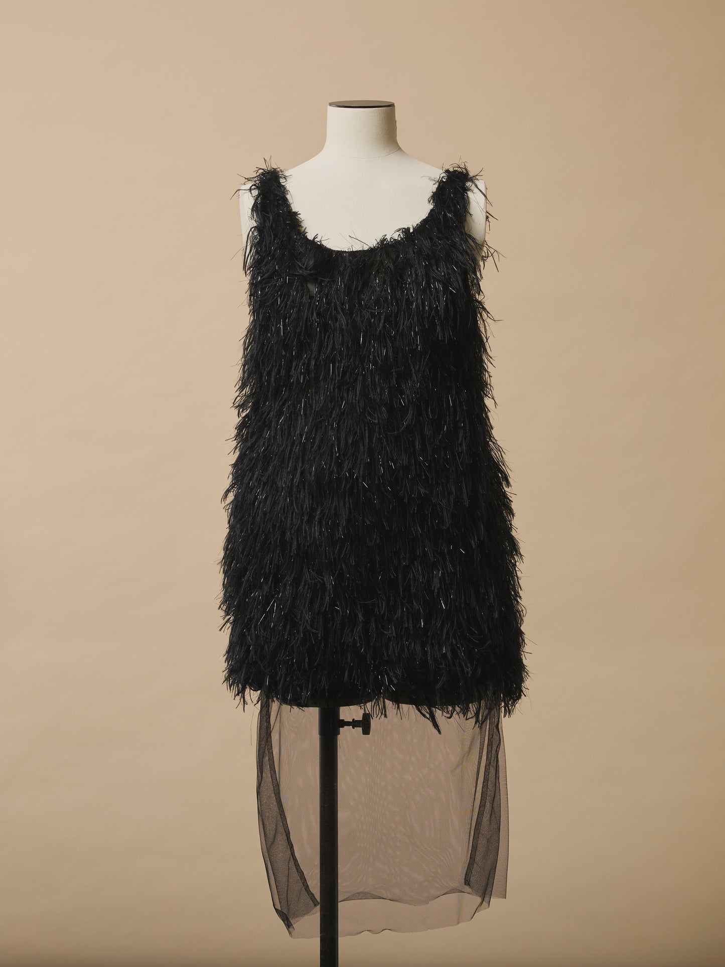 Seraphina Dress in Feathered Tulle