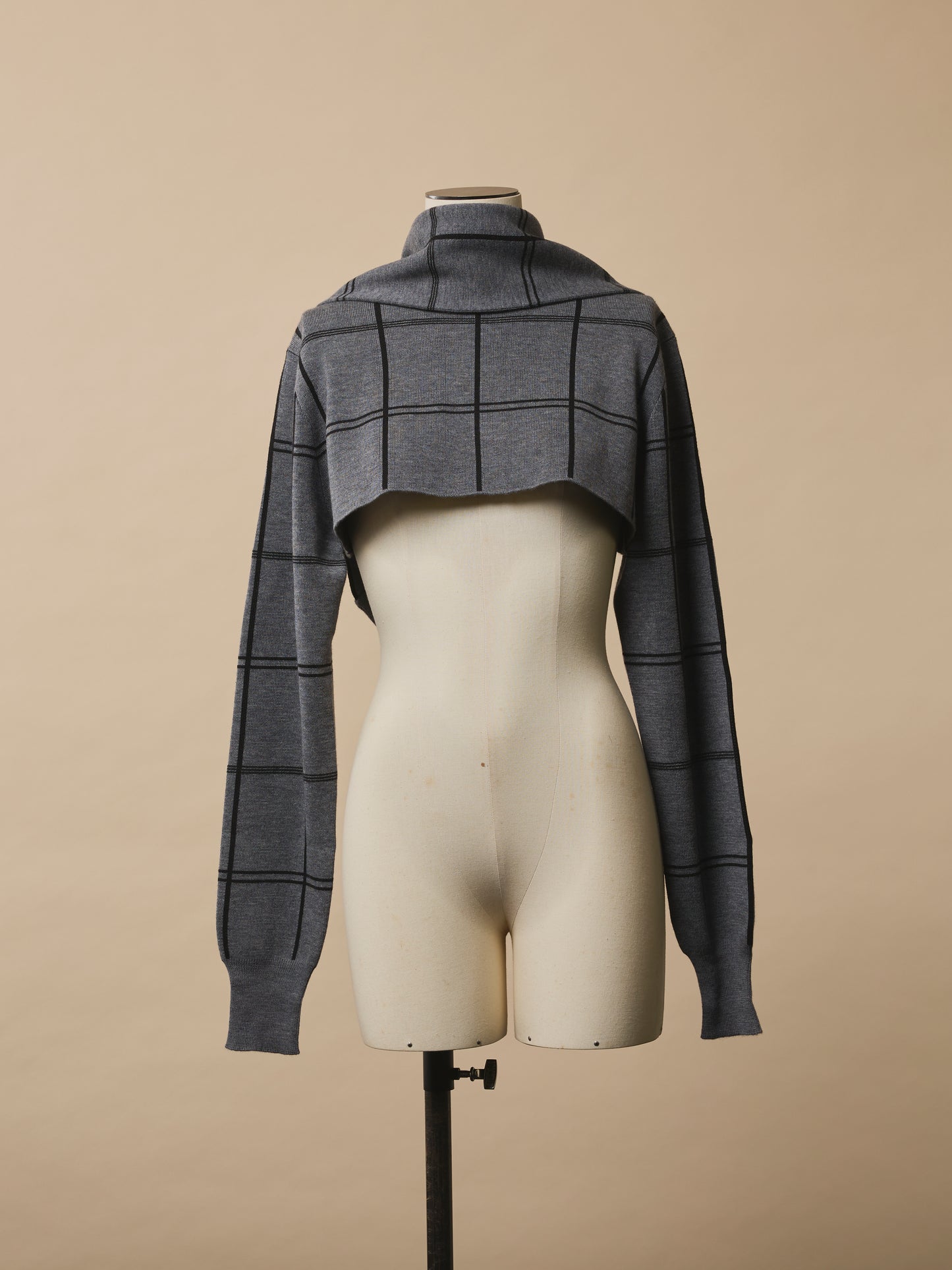 Lumière Printed Crop Sweater (no scarf)
