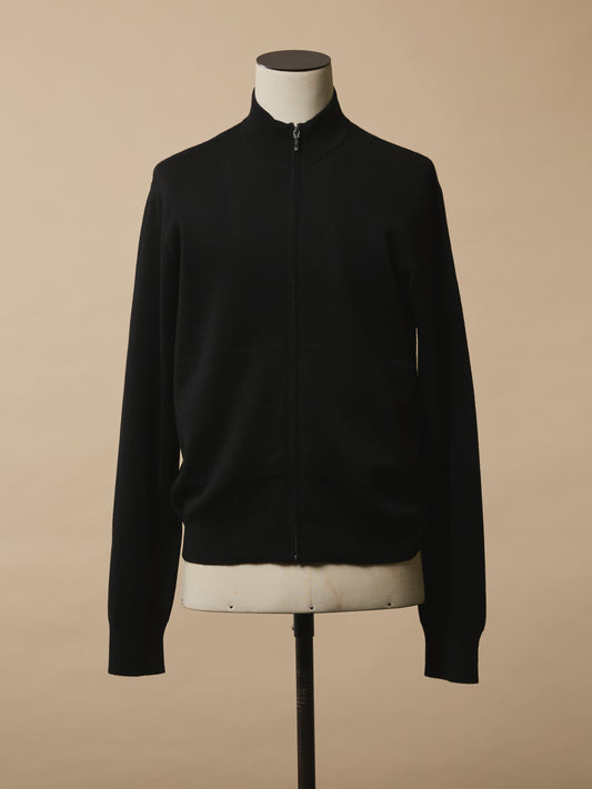 Zipped Front Wool Blouson (unisex)