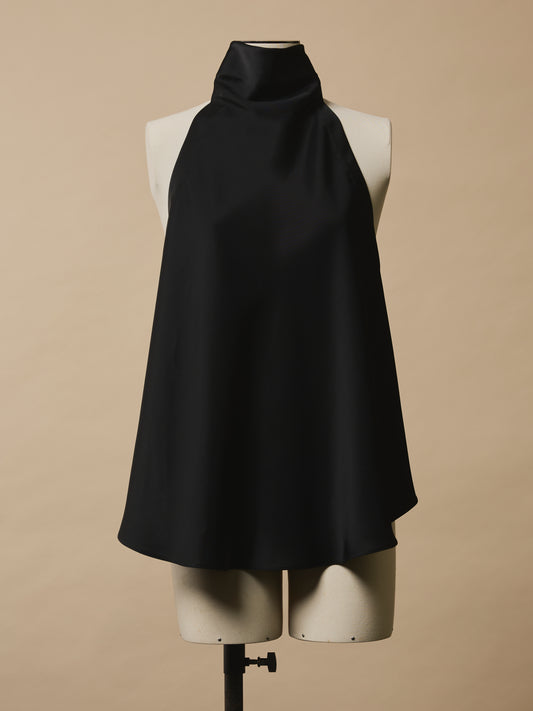 Cowl-Neck Sleeveless Top